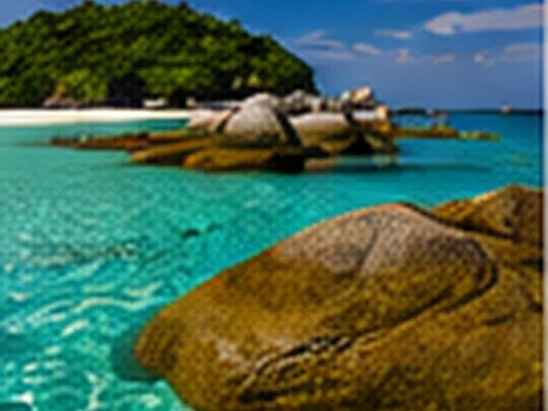 ภาพประกอบเกาะหินซ้อน เกาะหลีเป๊ะ